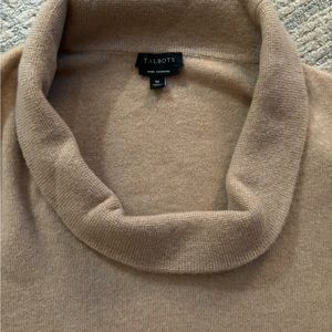 Talbots cashmere cowl neck sweater L/S